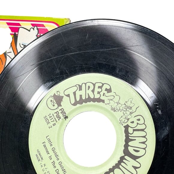 Lot Of 4 Vintage Peter Pan 45 RPM Extended Play Children's Four Vinyl Records - Picture 7 of 7